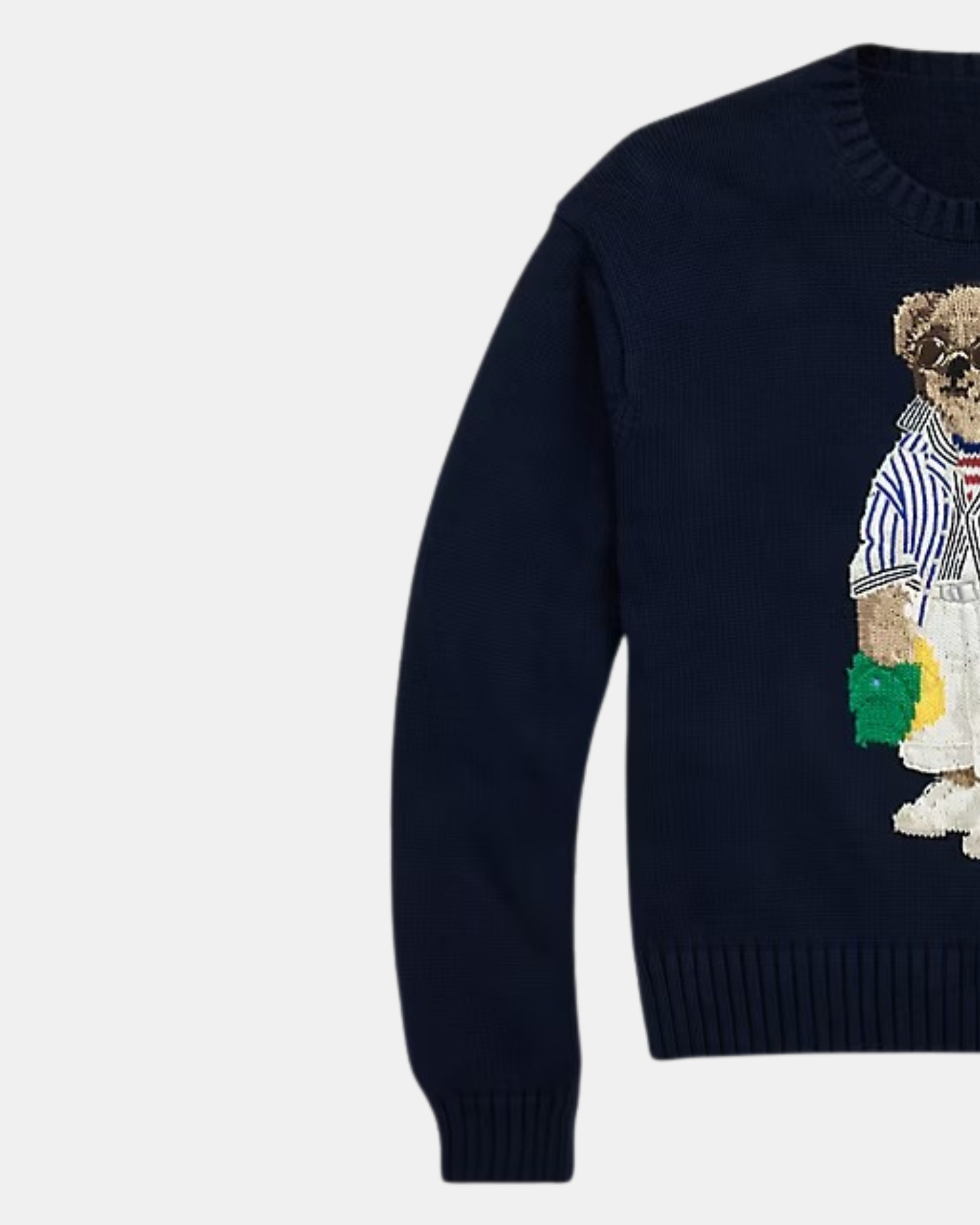 Rundhals-Pullover aus Baumwolle