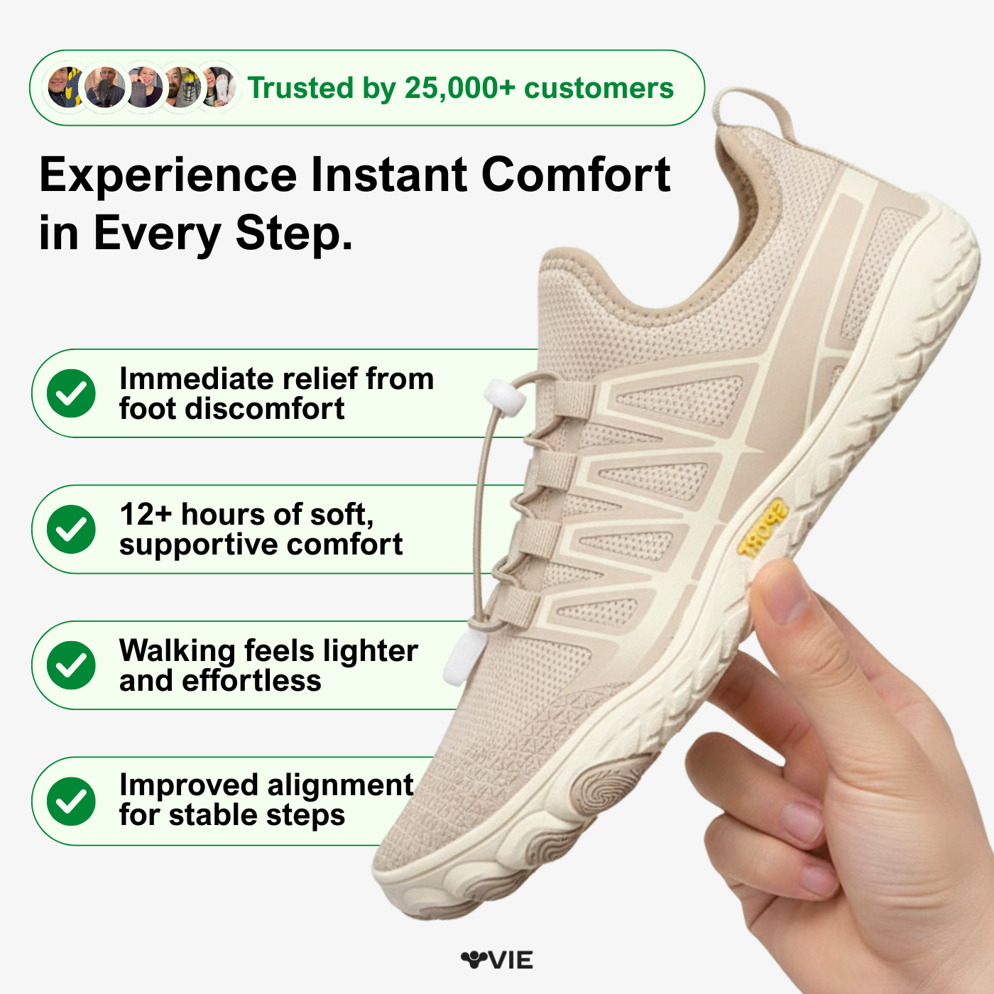 Vie Comfy – All-Day Soft Barefoot Shoes (Unisex)